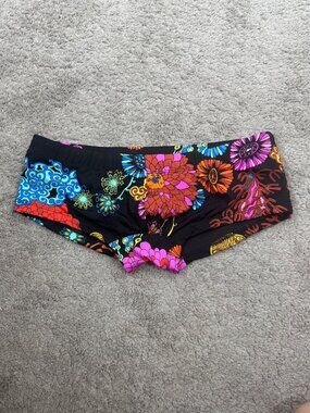 Mr Turk Mens Swim Briefs Trunks Shorts Electric Reef Sz Small